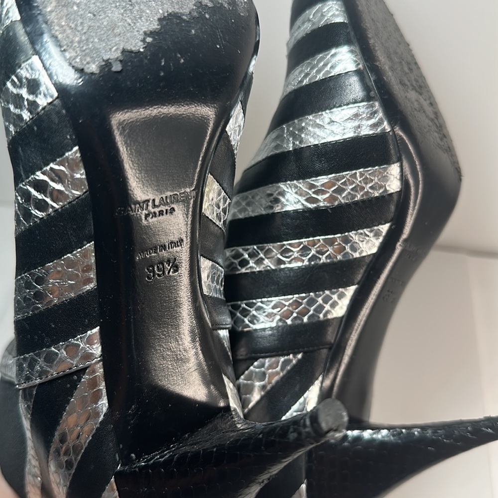 Saint Laurent Python Boots - Picture 11 of 12